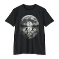 Pickleball Vinyl Sunset T-Shirt — Retro Record Silhouette Tee