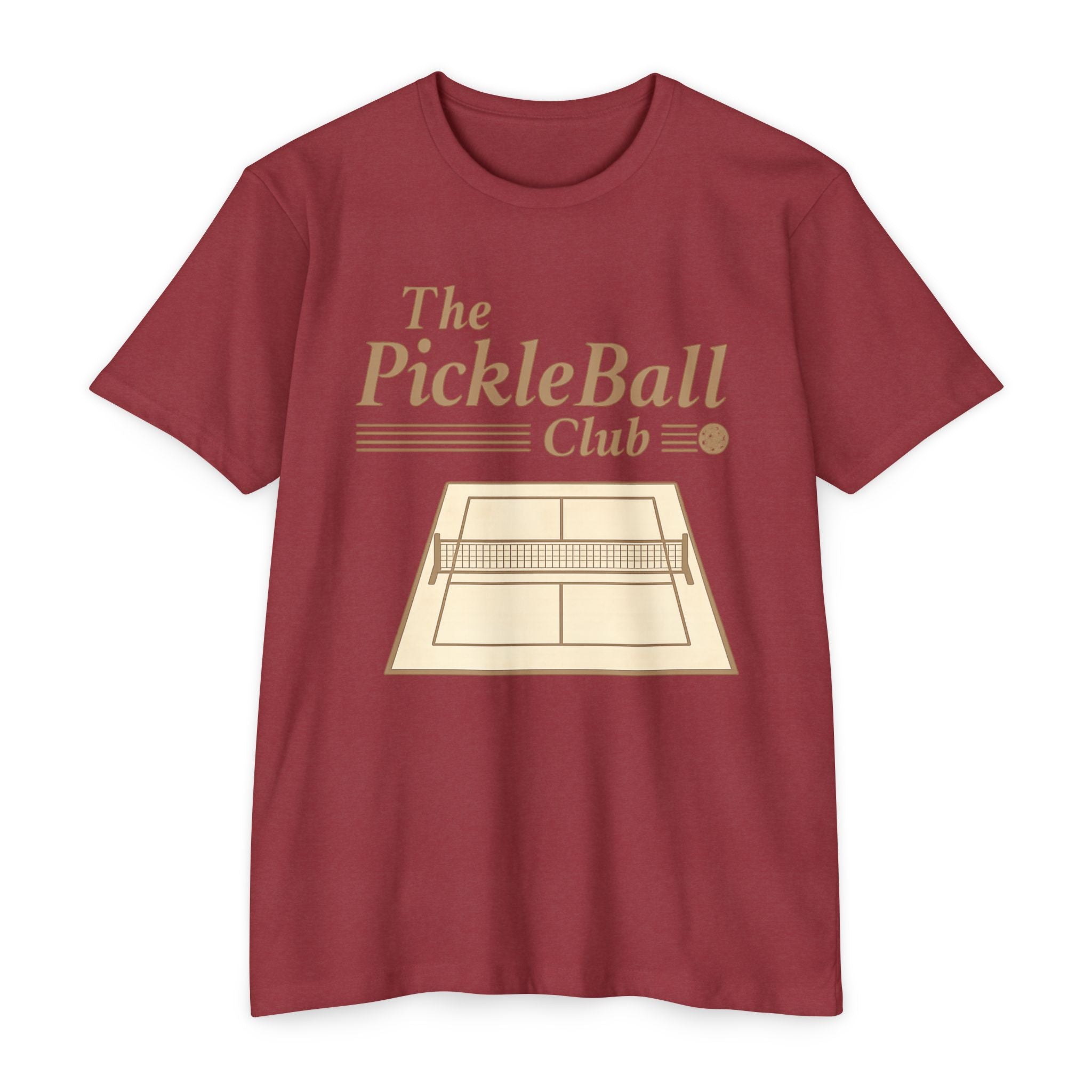 Pickleball Club T-Shirt — Vintage Court Graphic Tee