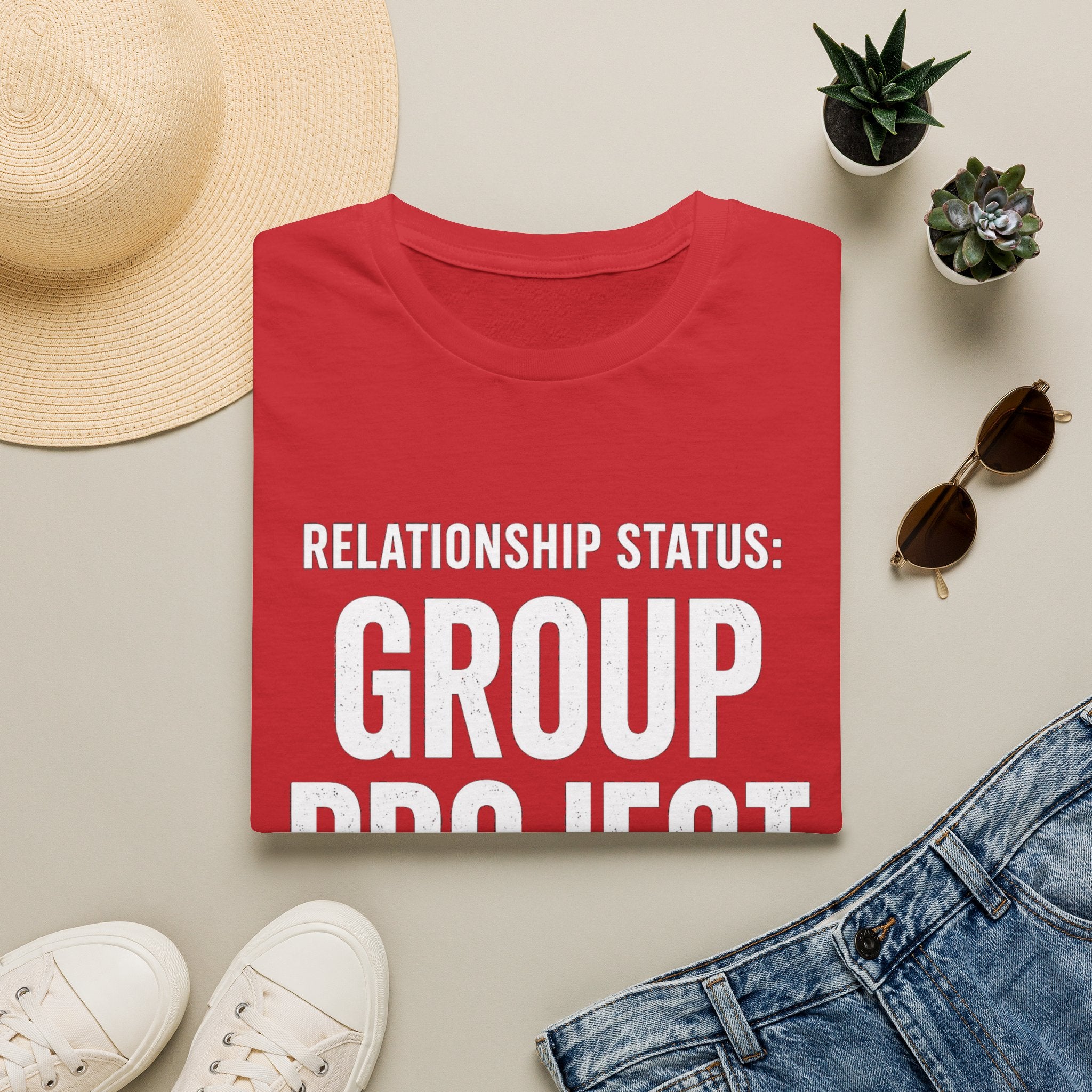 Relationship Status: Group Project T-Shirt | Funny College Student Tee