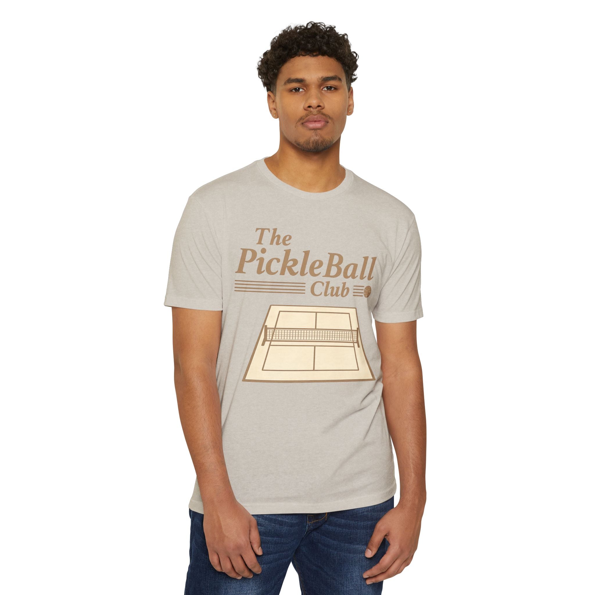 Pickleball Club T-Shirt — Vintage Court Graphic Tee
