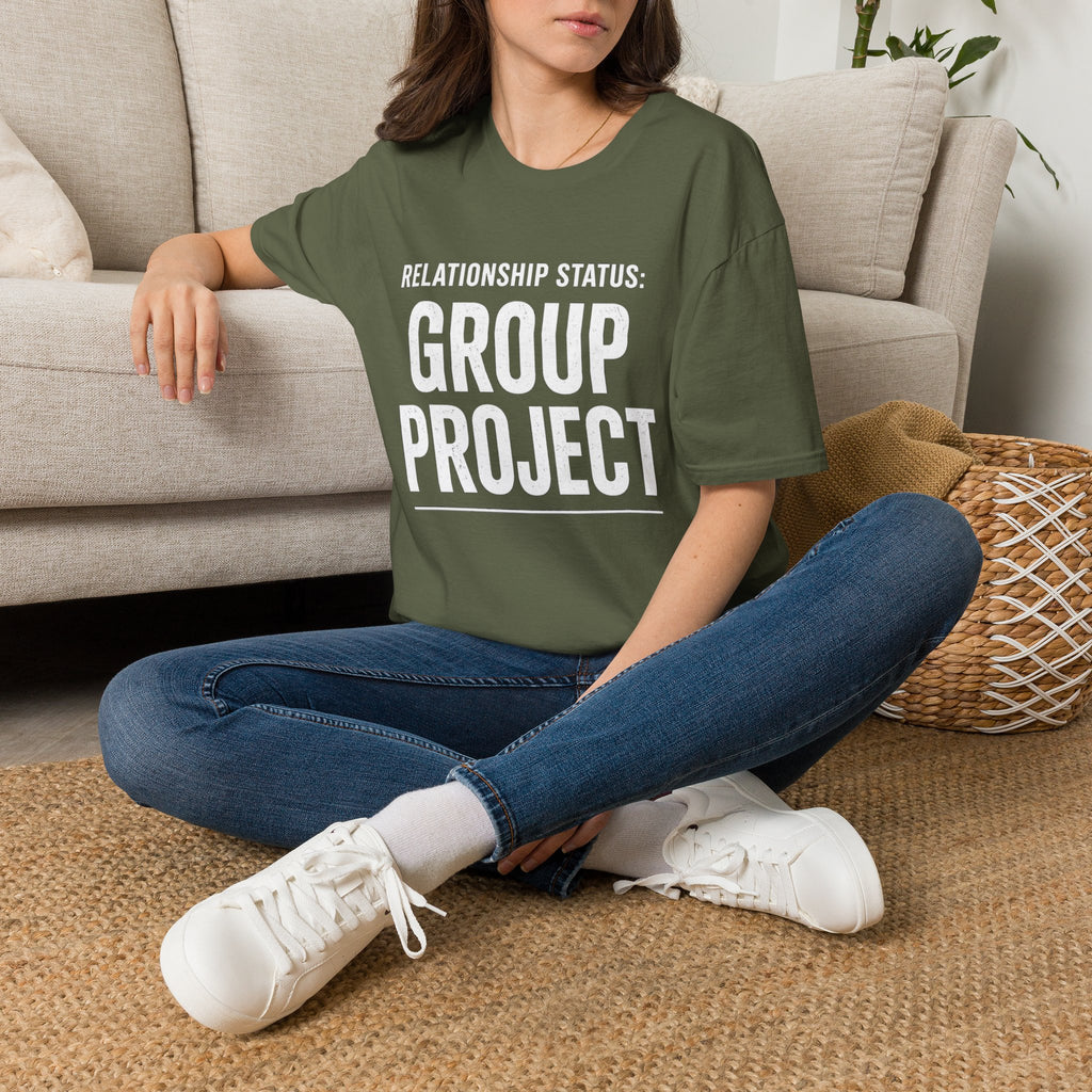 Relationship Status: Group Project T-Shirt | Funny College Student Tee