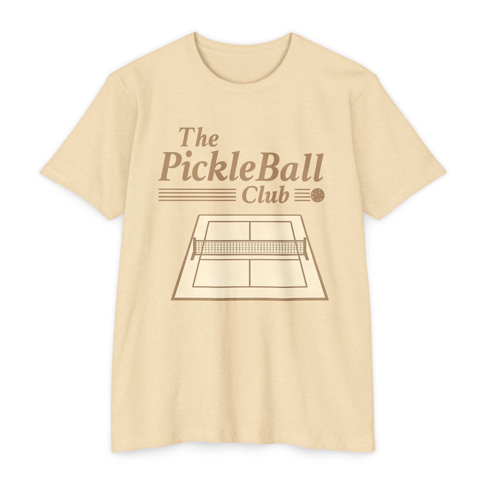 Pickleball Club T-Shirt — Vintage Court Graphic Tee