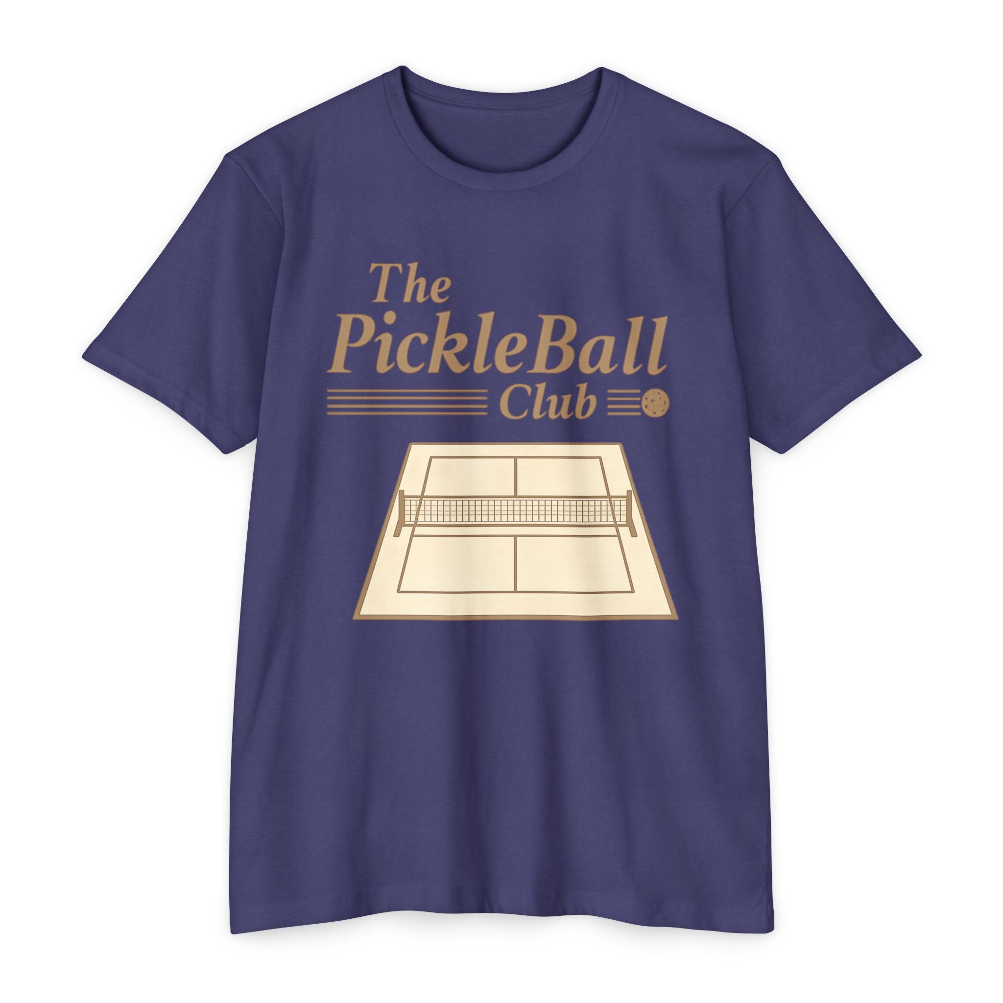 Pickleball Club T-Shirt — Vintage Court Graphic Tee