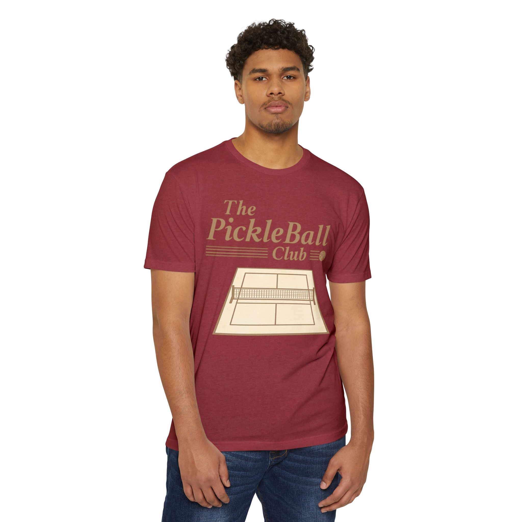 Pickleball Club T-Shirt — Vintage Court Graphic Tee