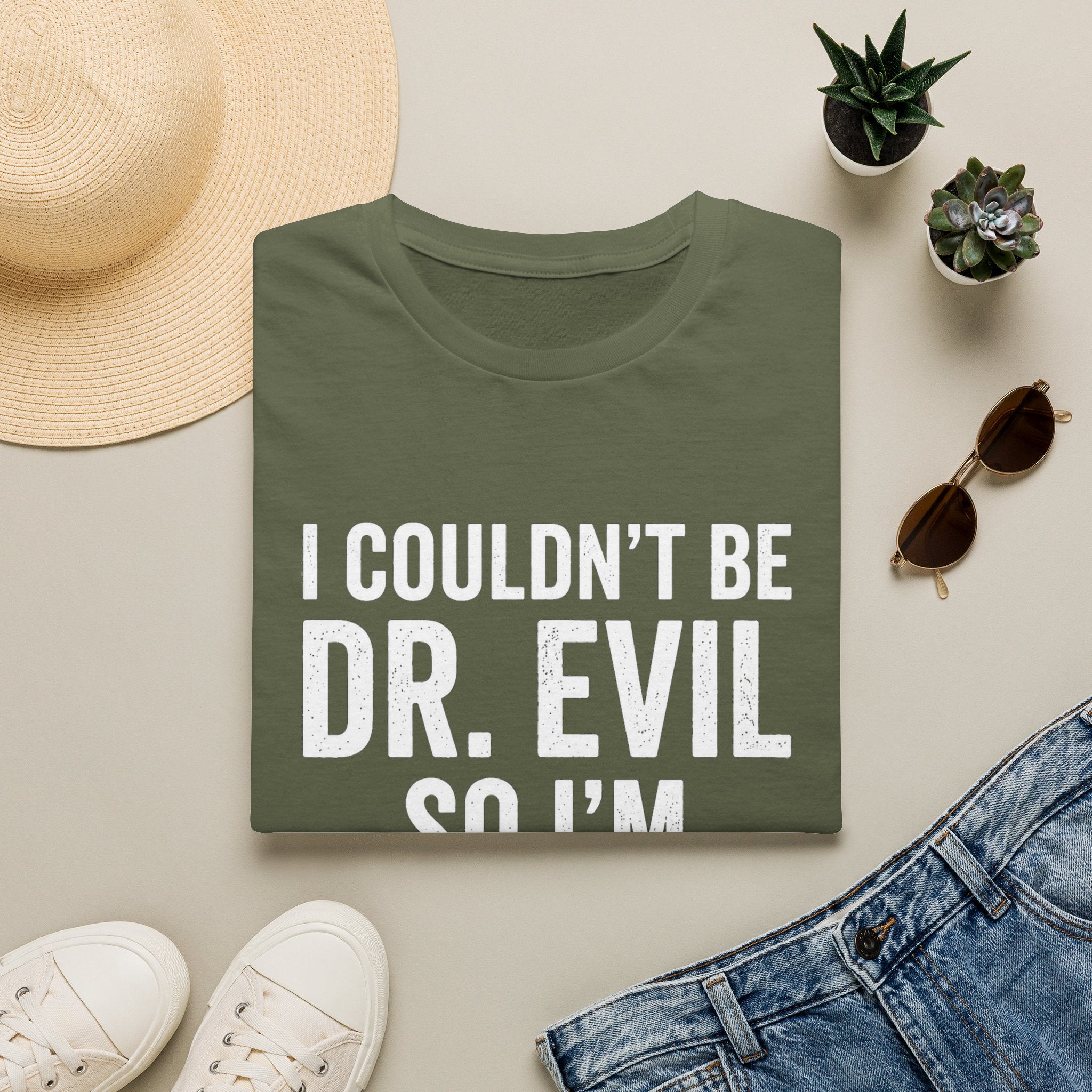 I Couldn't Be Dr. Evil So I'm B.S. Evil T-Shirt | Funny Movie Quote Tee