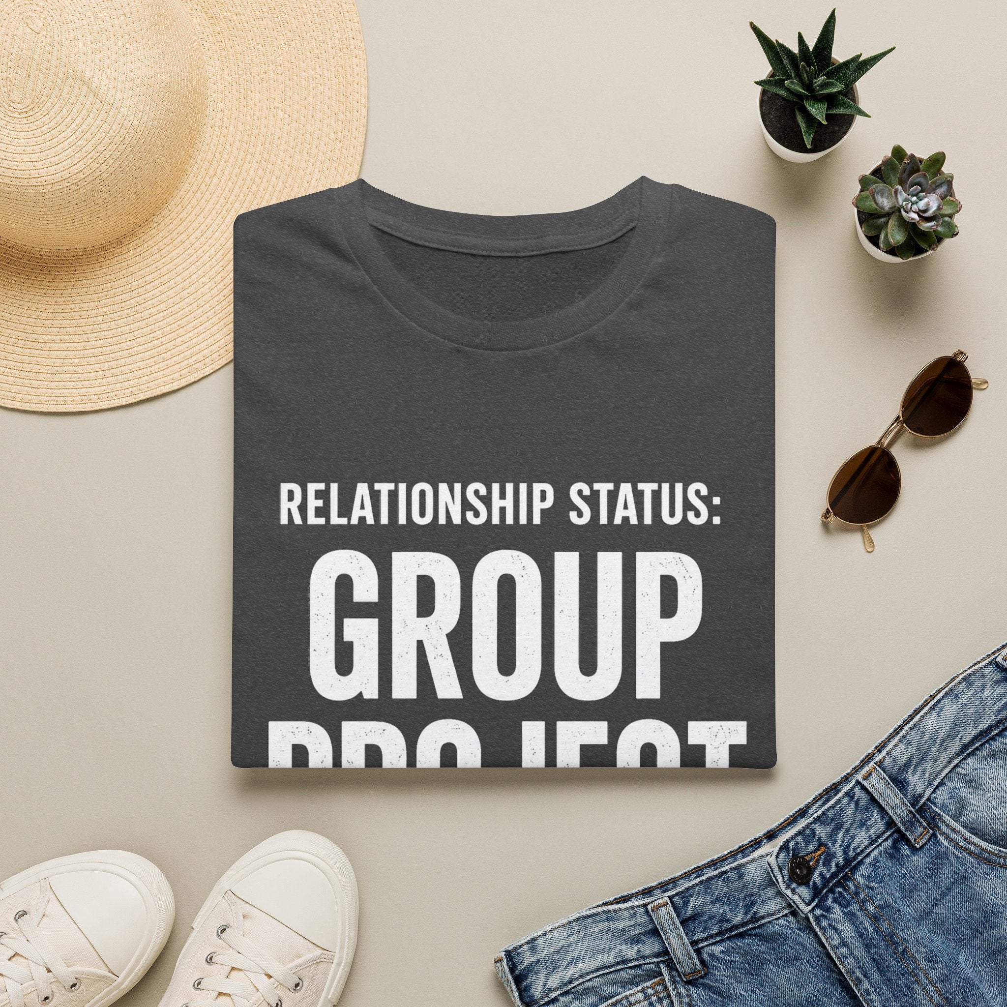 Relationship Status: Group Project T-Shirt | Funny College Student Tee
