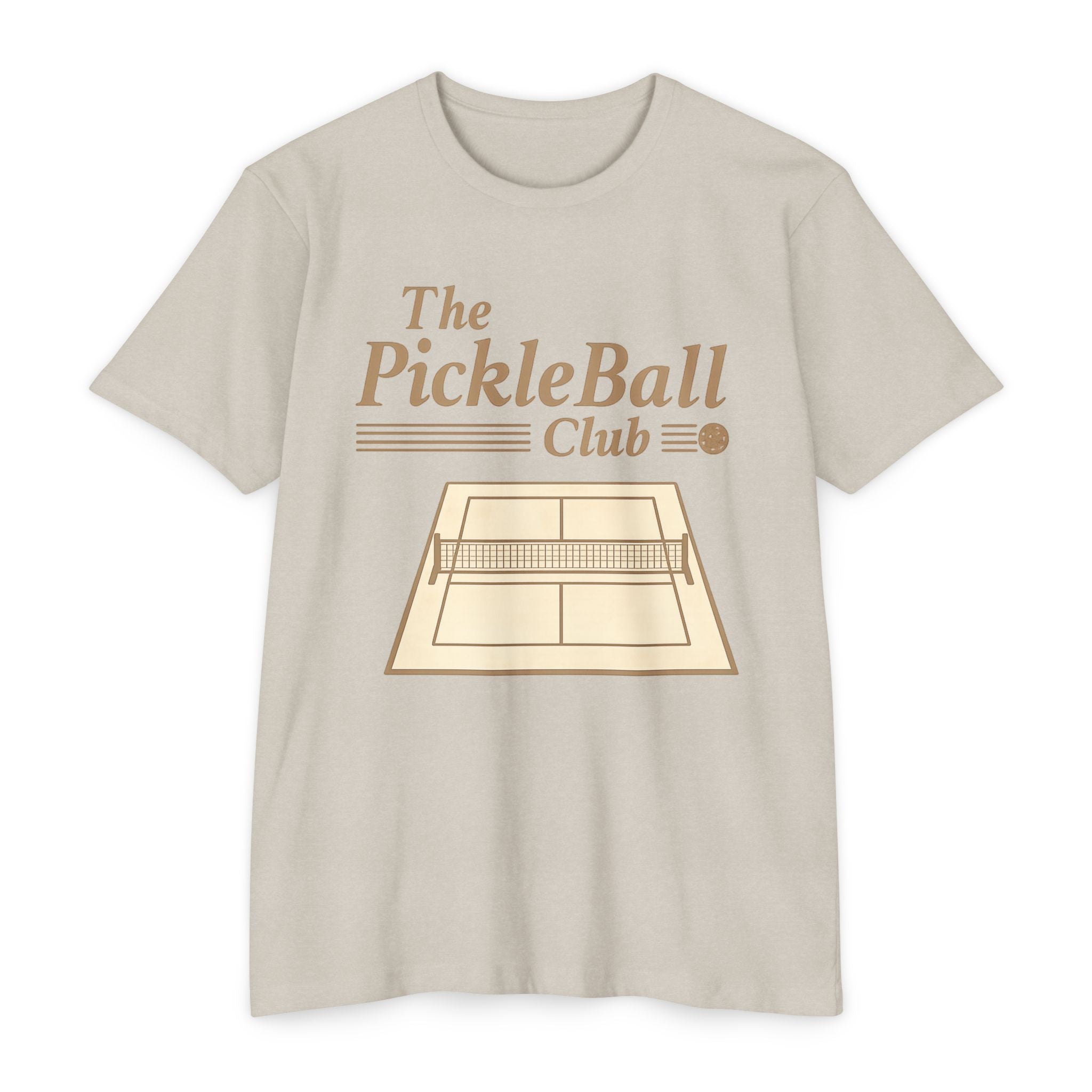Pickleball Club T-Shirt — Vintage Court Graphic Tee