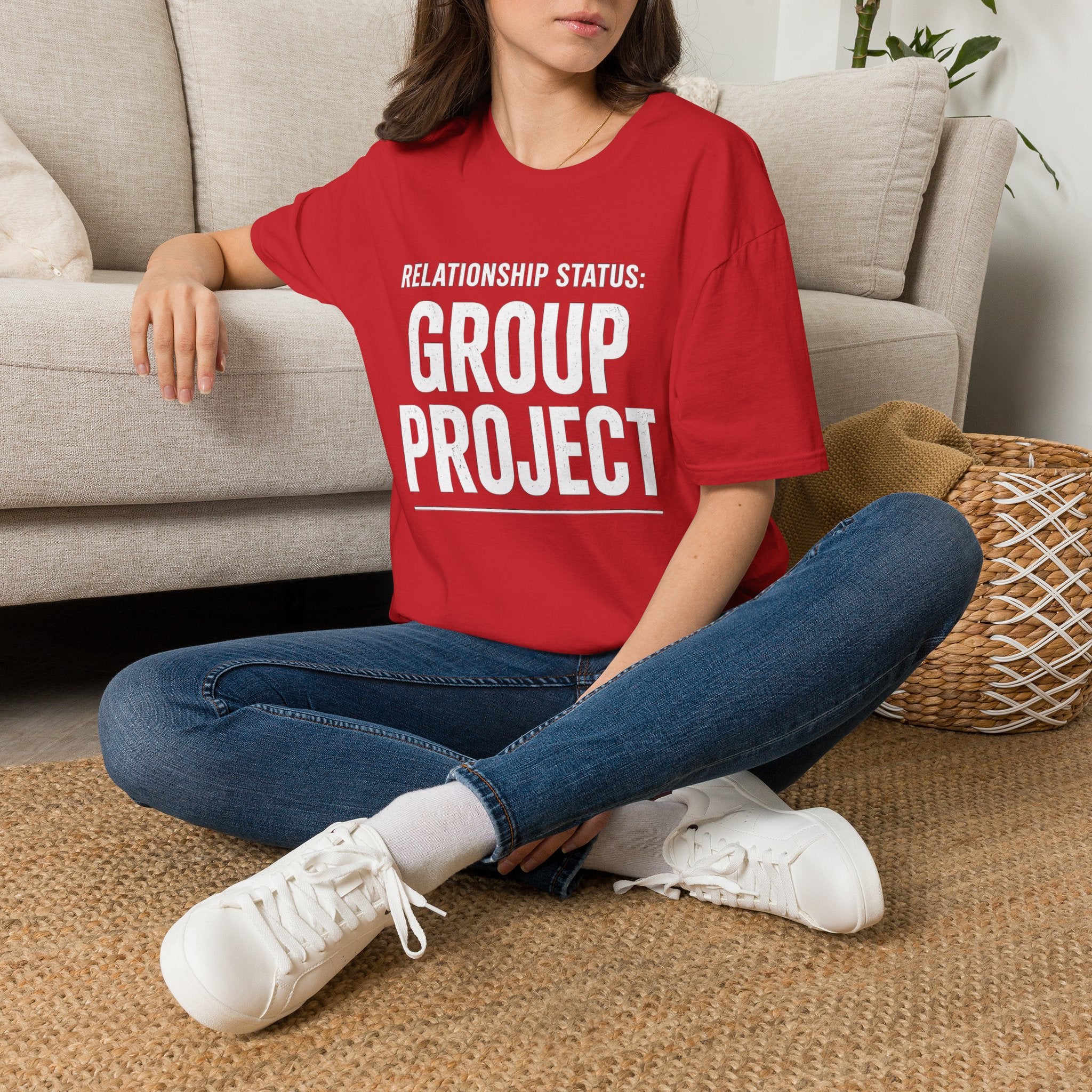 Relationship Status: Group Project T-Shirt | Funny College Student Tee
