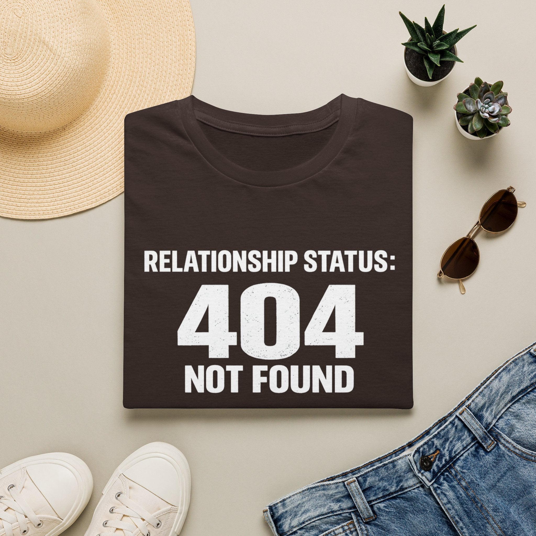 Relationship Status: 404 Not Found T-Shirt | Funny Tech Geek Tee