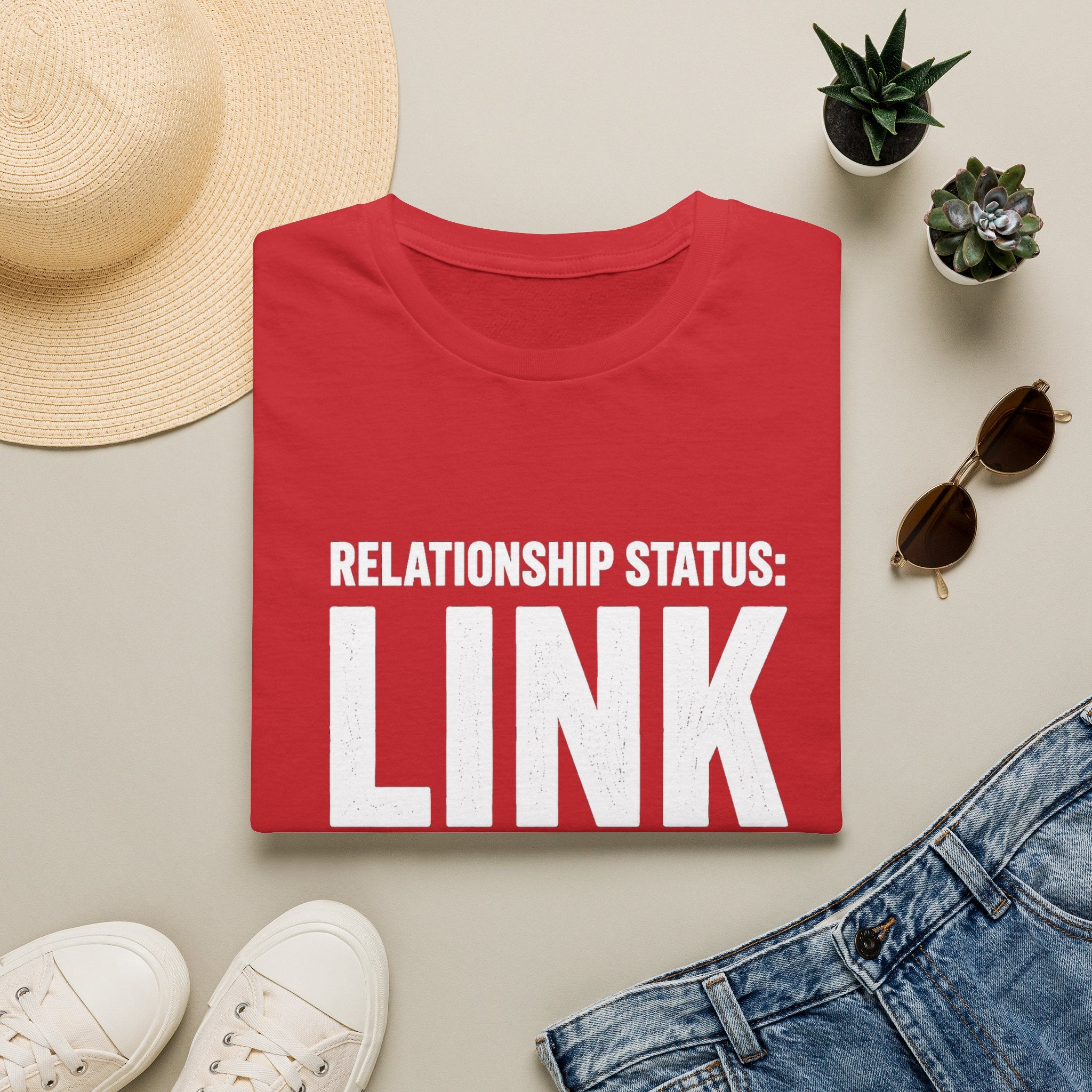 Relationship Status: Link in Bio T-Shirt | Social Media Humor Tee