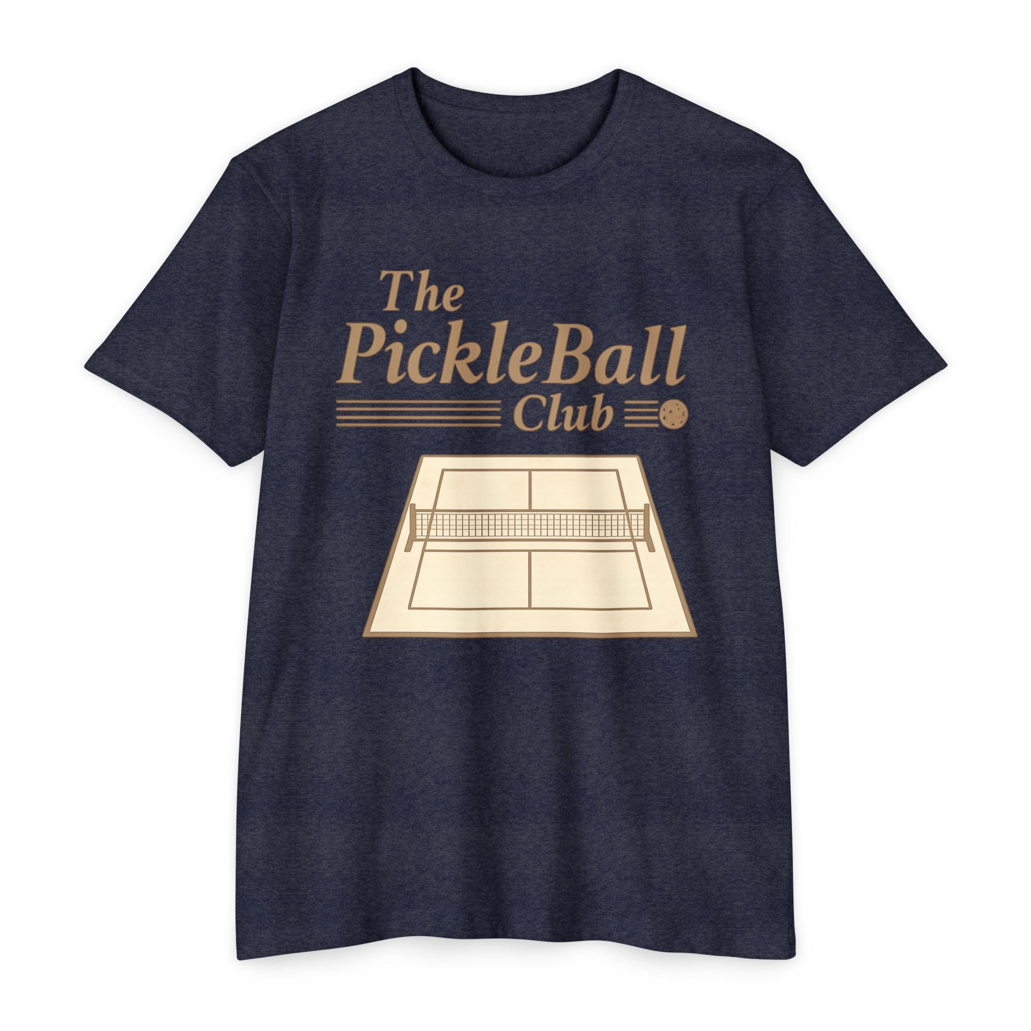Pickleball Club T-Shirt — Vintage Court Graphic Tee