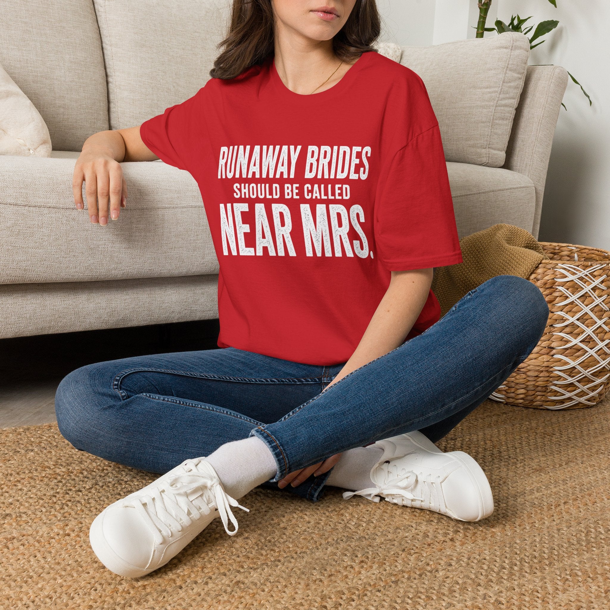 Runaway Brides Should Be Called Near Mrs T-Shirt | Bachelorette Humor