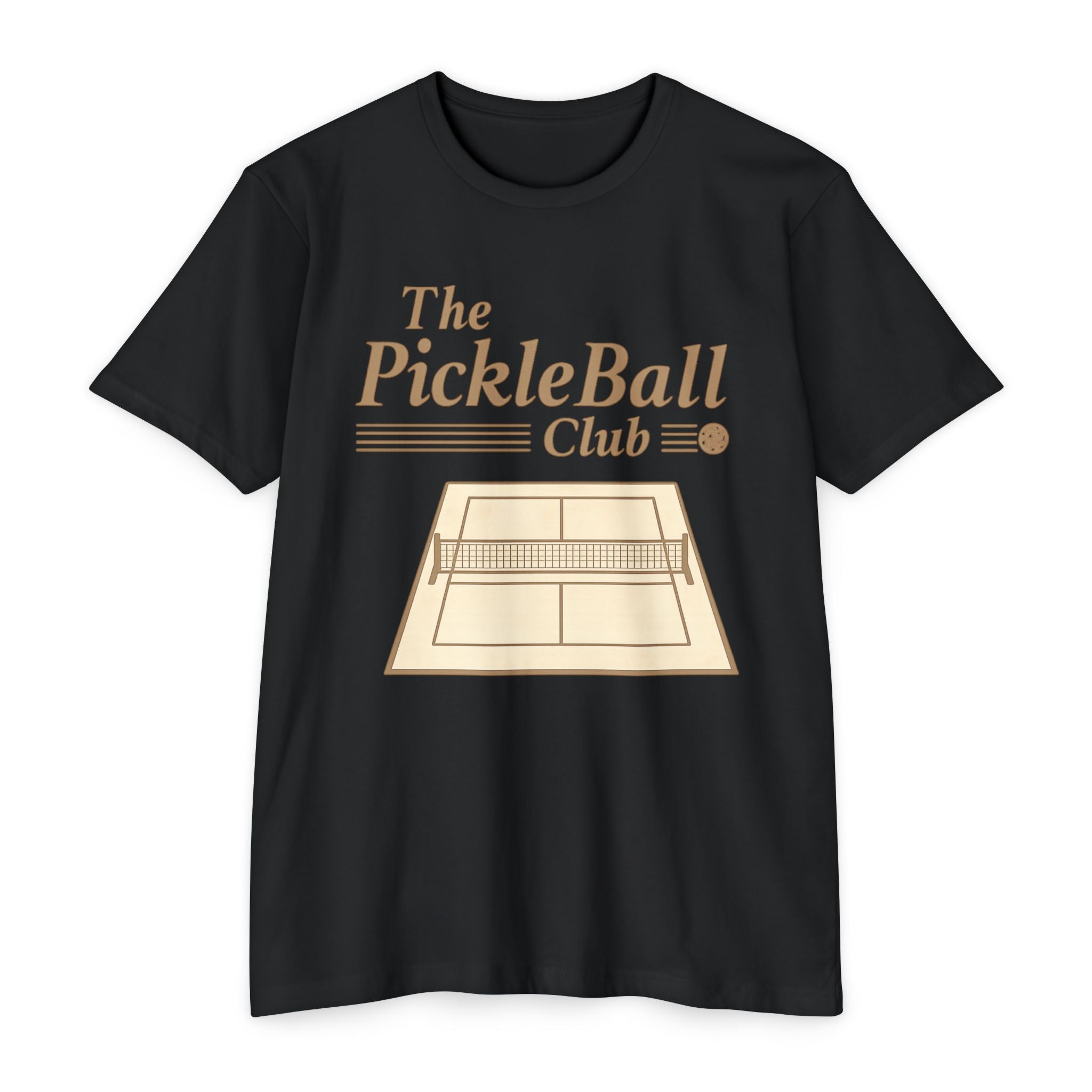 Pickleball Club T-Shirt — Vintage Court Graphic Tee