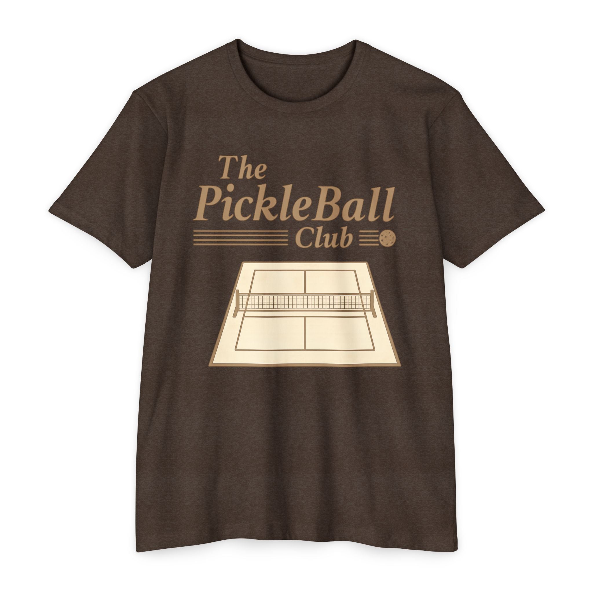 Pickleball Club T-Shirt — Vintage Court Graphic Tee
