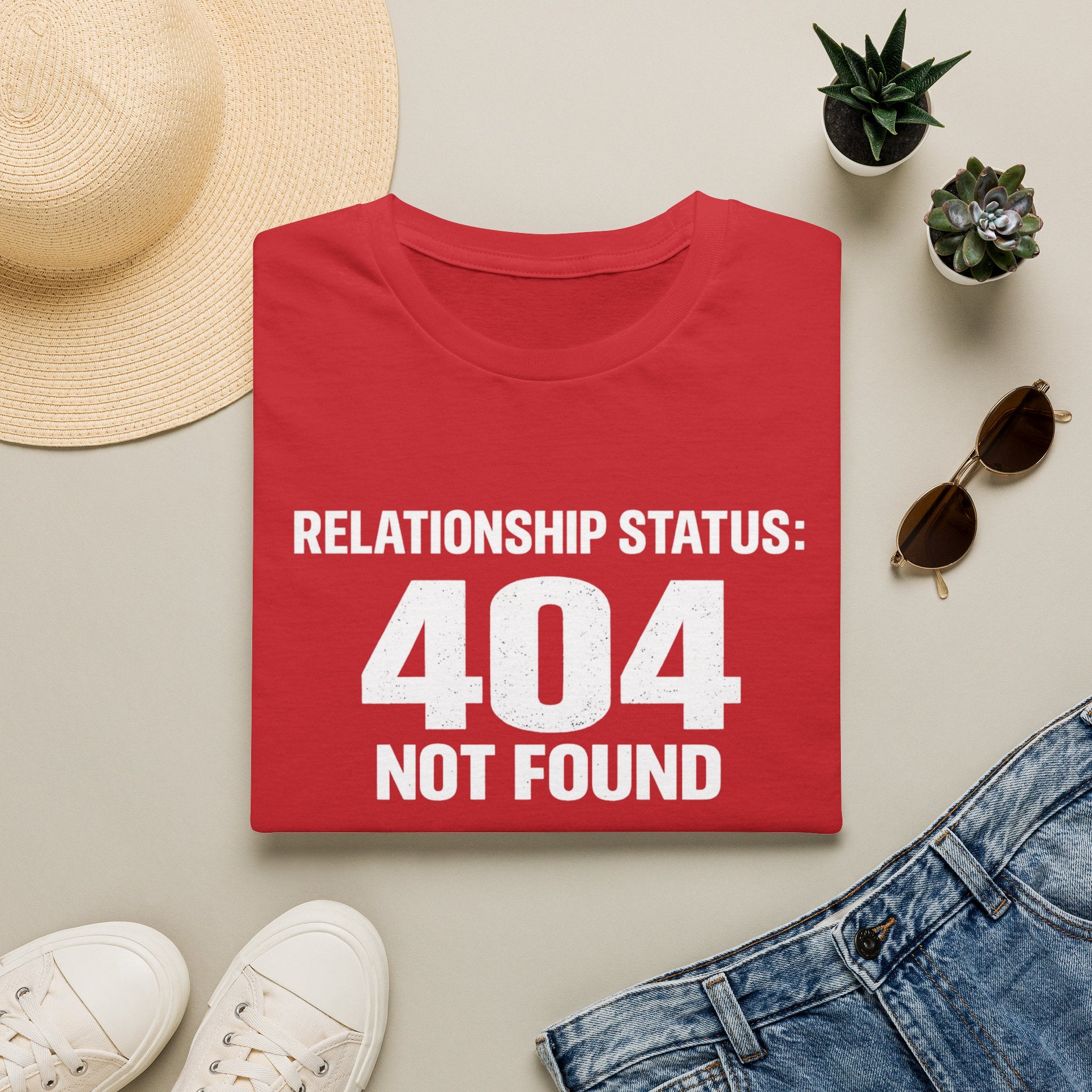 Relationship Status: 404 Not Found T-Shirt | Funny Tech Geek Tee