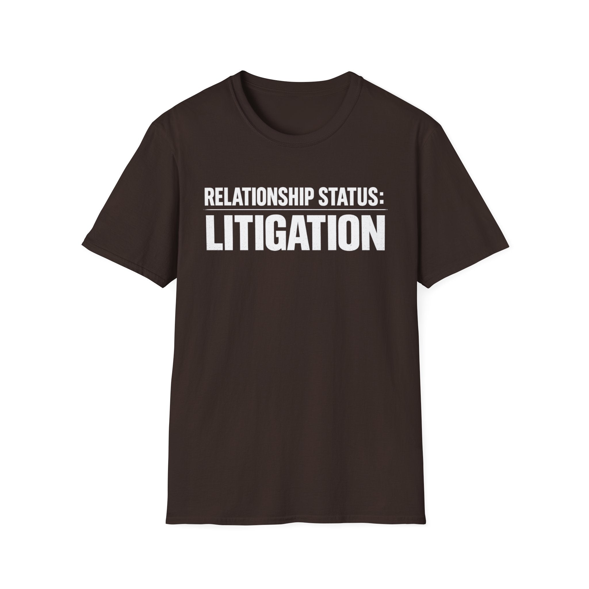 Relationship Status: Litigation T‑Shirt — Funny Lawyer / Law Student Tee