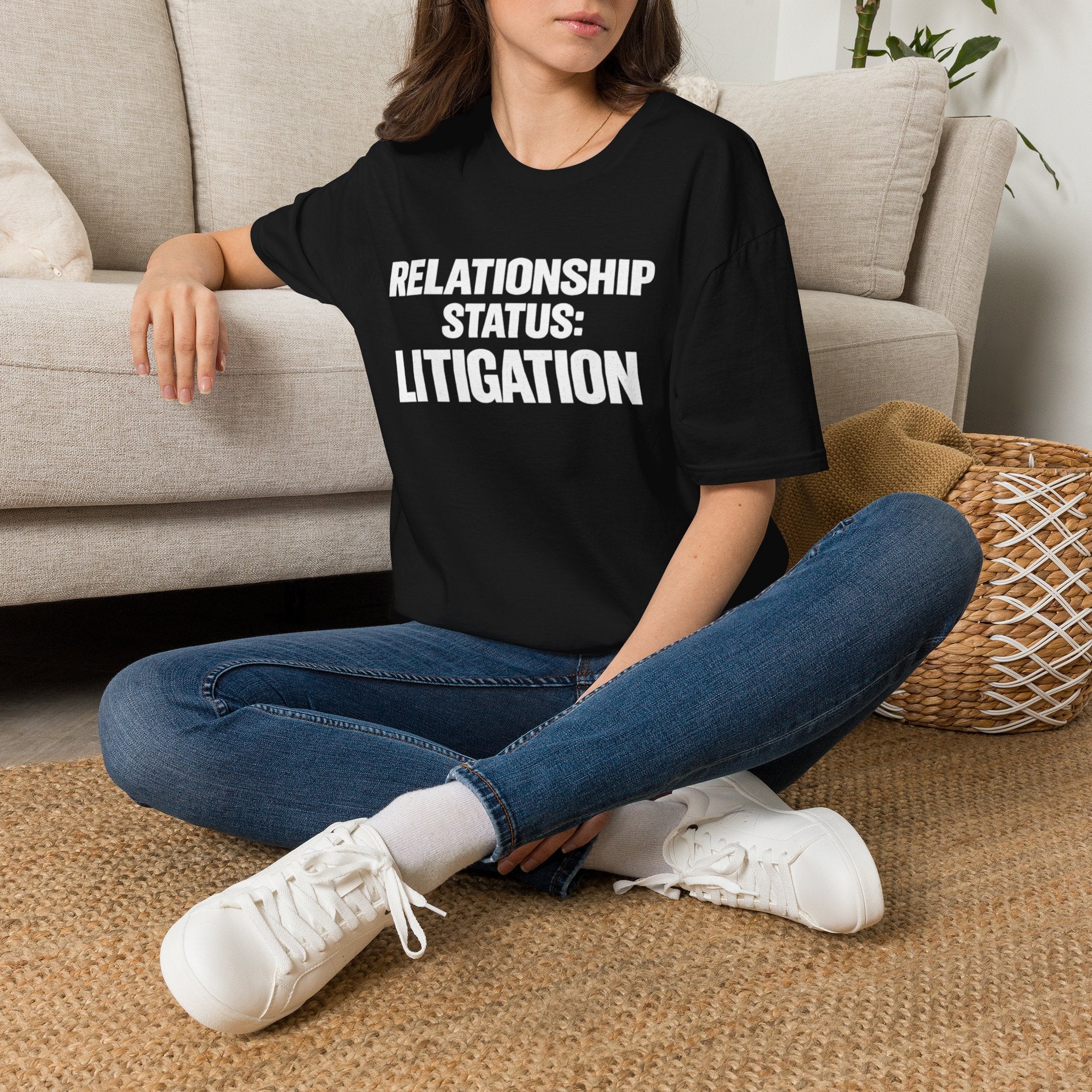 Relationship Status: Litigation T-Shirt | Lawyer Legal Humor Tee