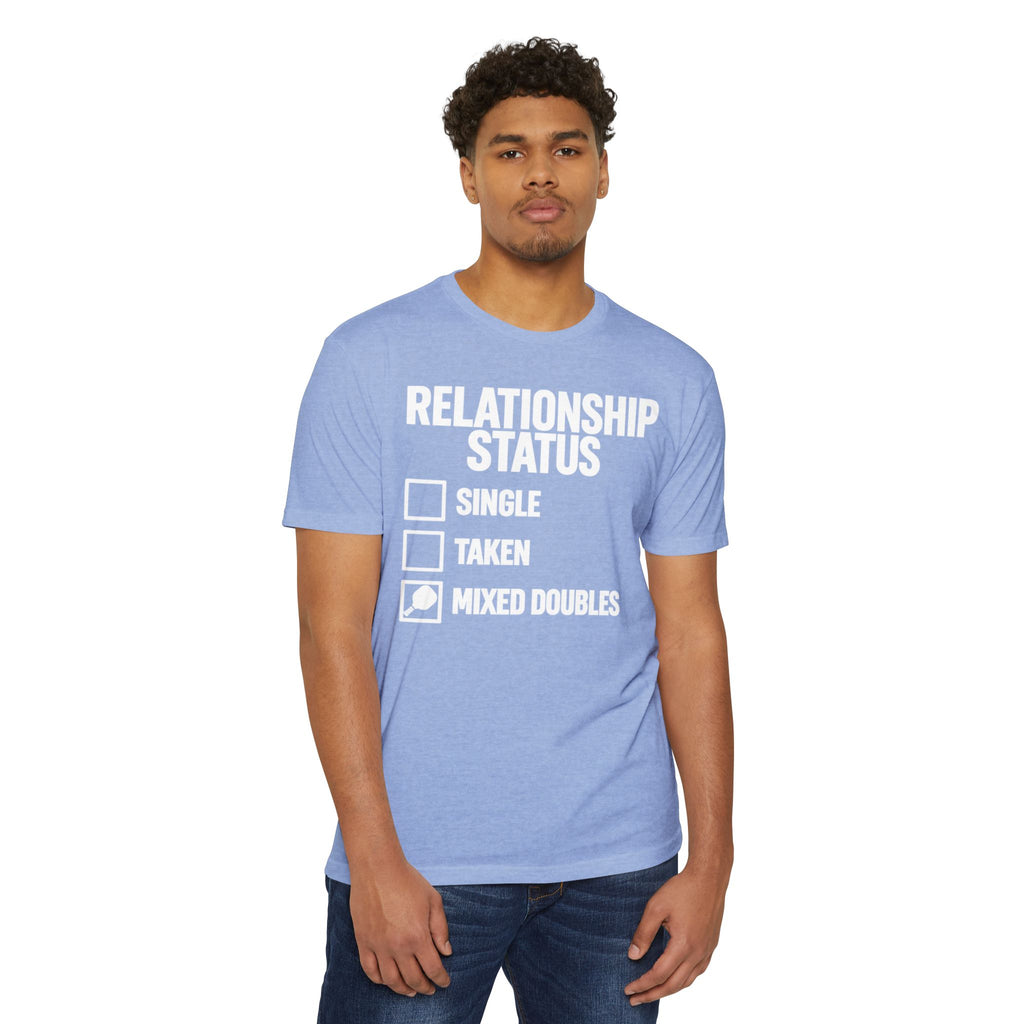 Relationship Status T-Shirt - "Mixed Doubles" Funny Pickleball Shirt