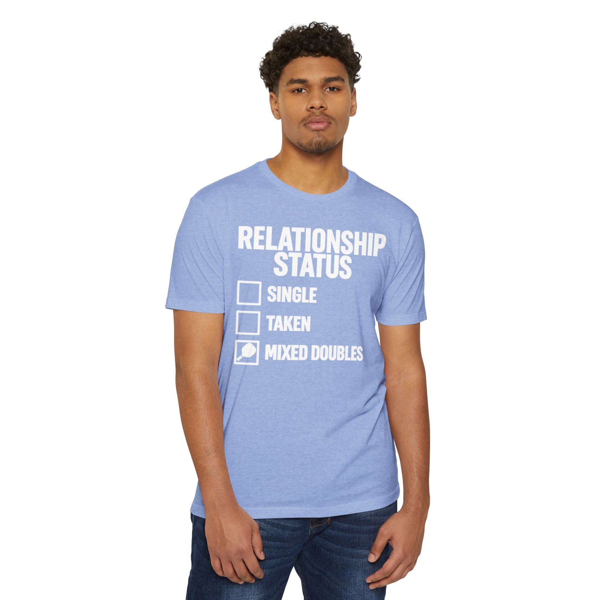 Relationship Status T-Shirt - "Mixed Doubles" Funny Pickleball Shirt