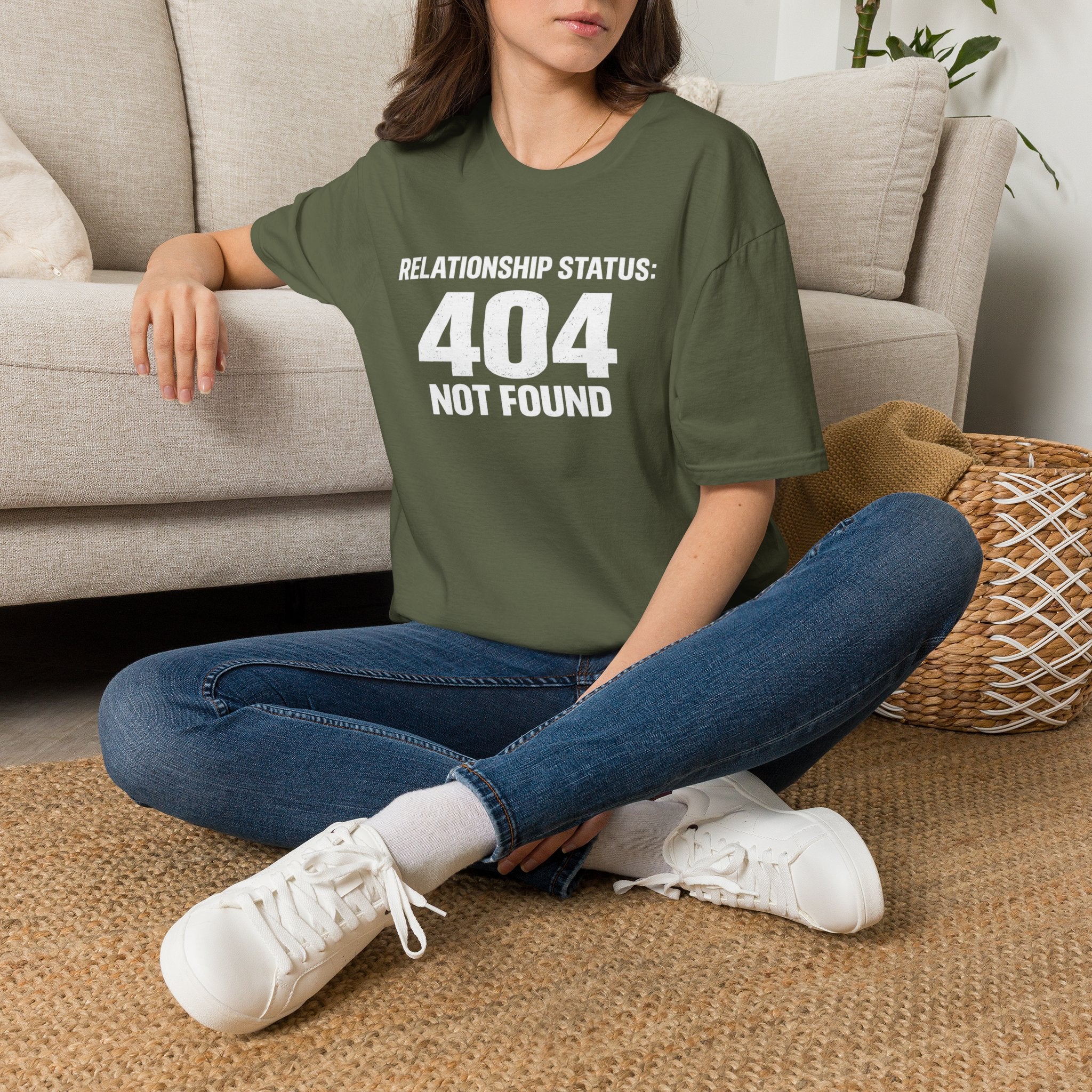 Relationship Status: 404 Not Found T-Shirt | Funny Tech Geek Tee