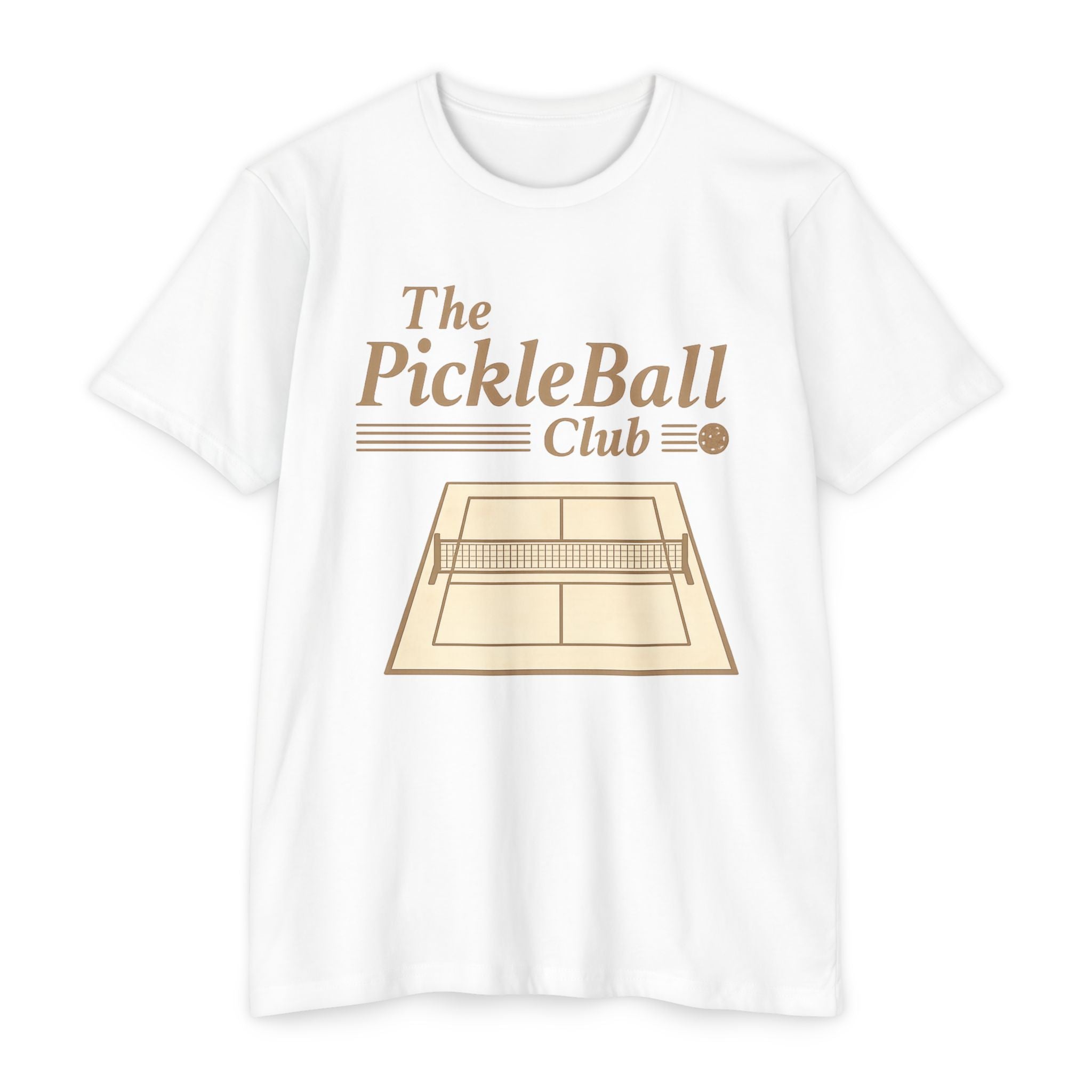 Pickleball Club T-Shirt — Vintage Court Graphic Tee