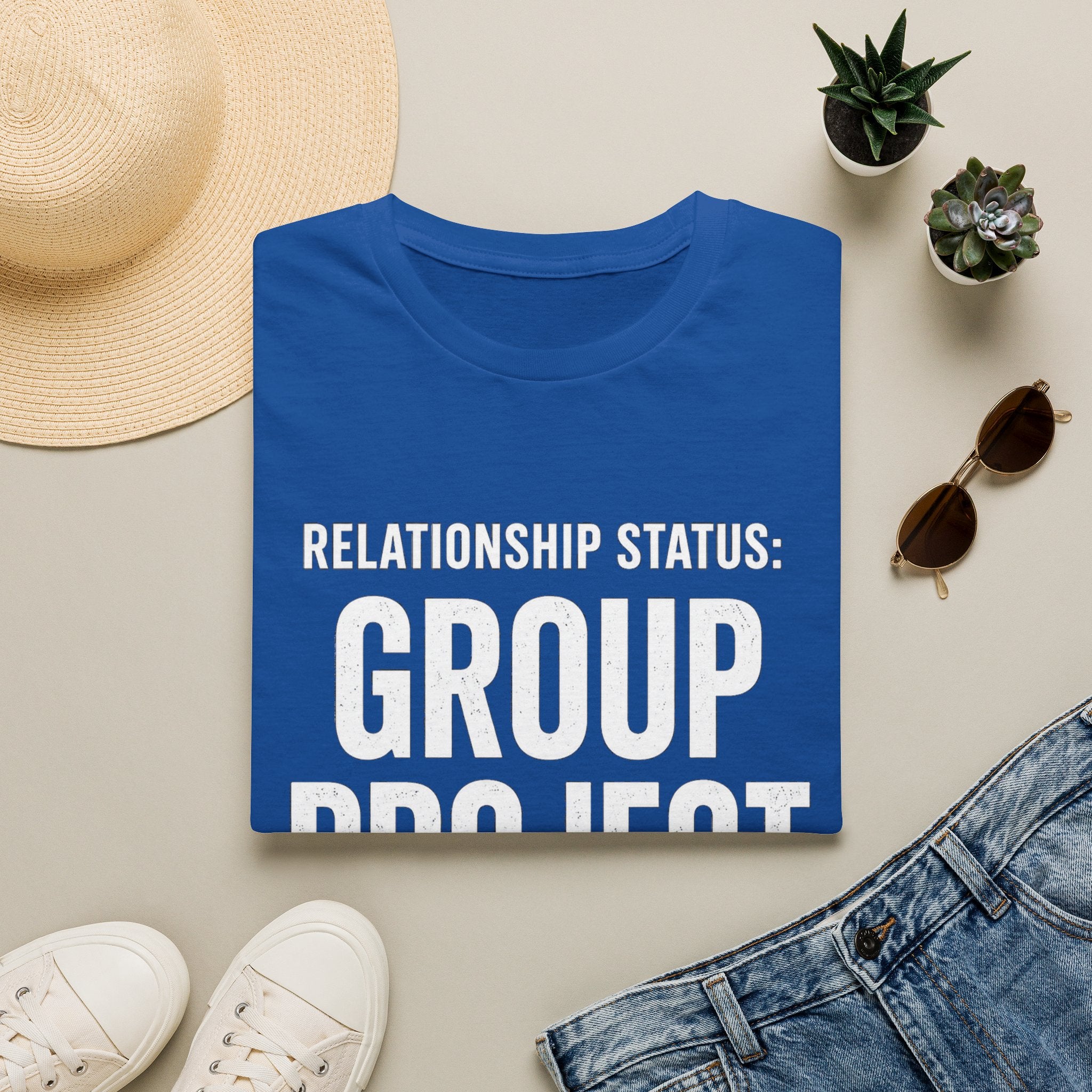 Relationship Status: Group Project T-Shirt | Funny College Student Tee