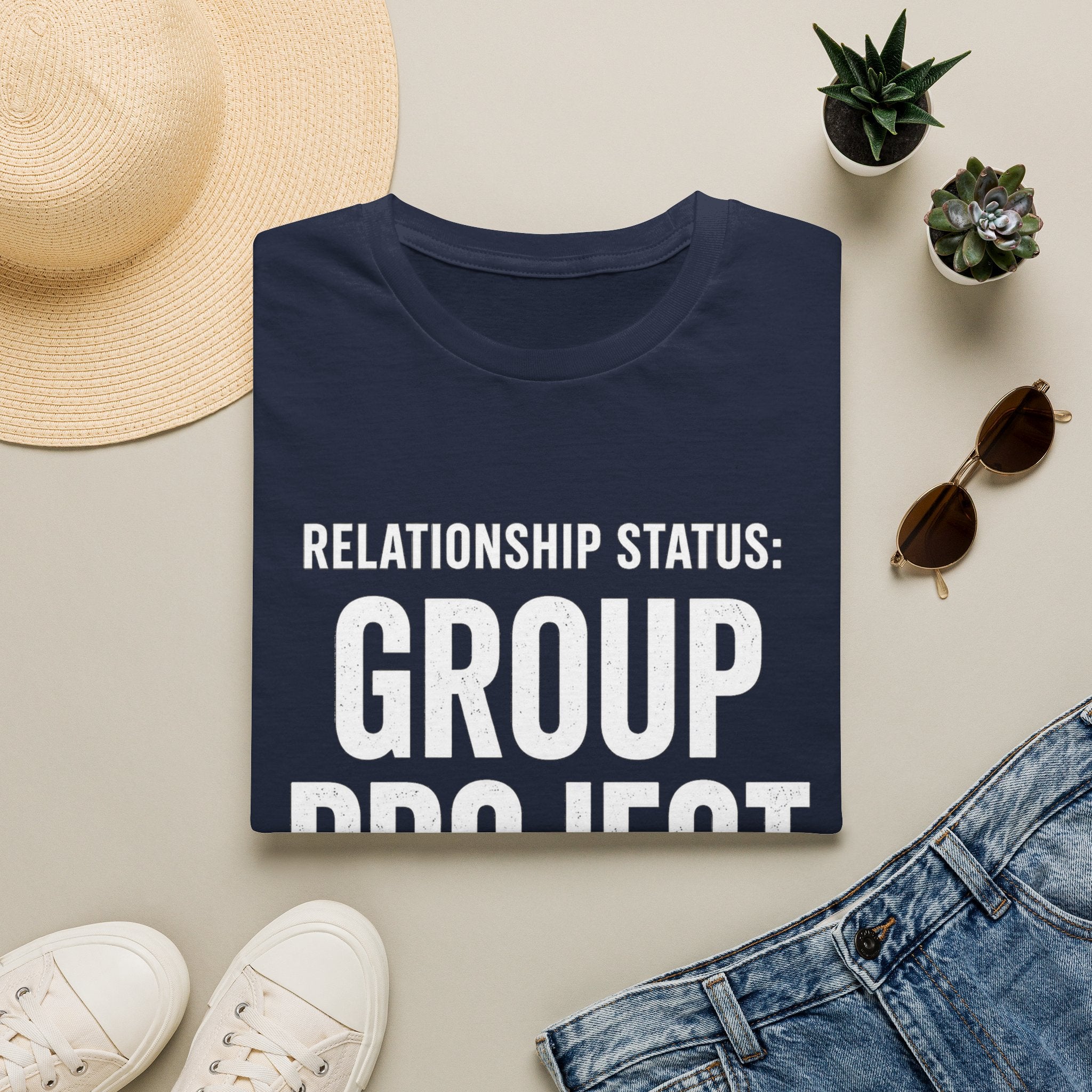 Relationship Status: Group Project T-Shirt | Funny College Student Tee
