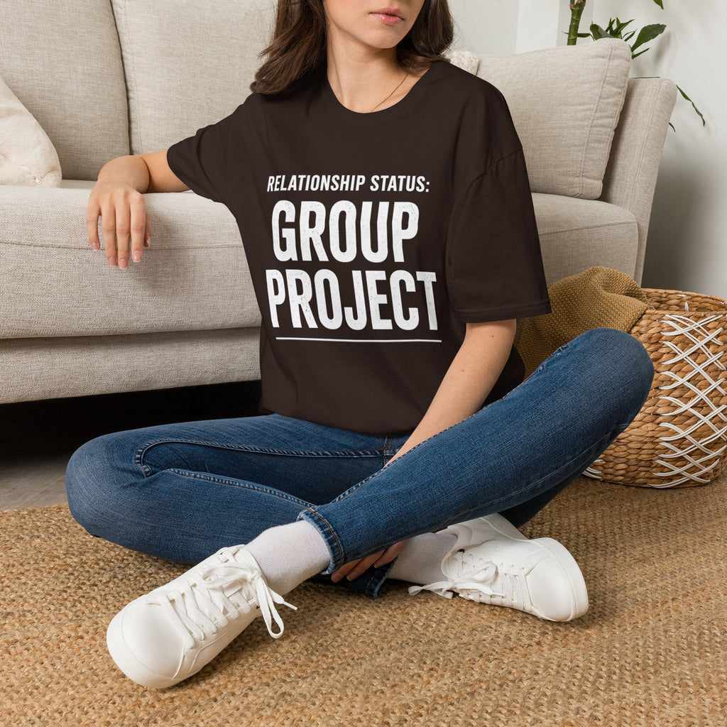 Relationship Status: Group Project T-Shirt | Funny College Student Tee