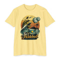 Pickleball Surf T-Shirt — Retro Beach Shark Design