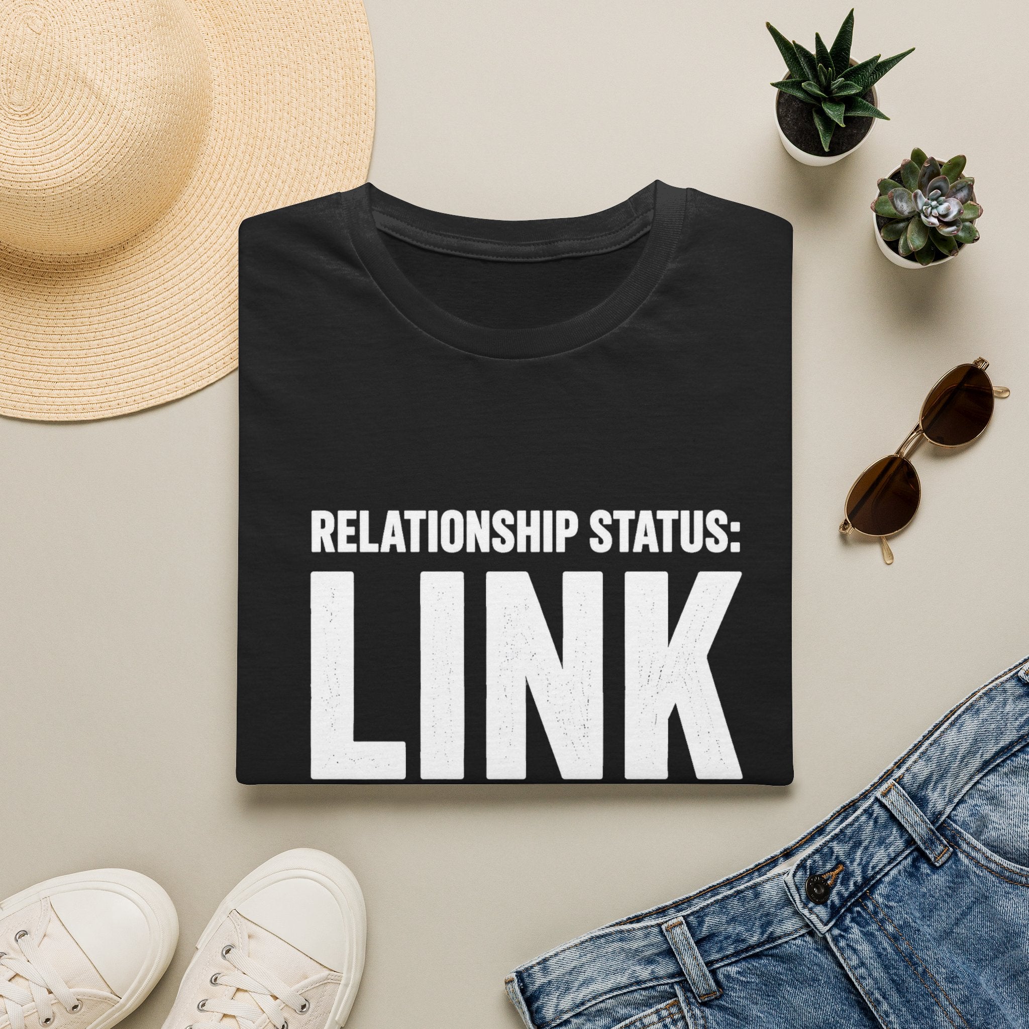 Relationship Status: Link in Bio T-Shirt | Social Media Humor Tee